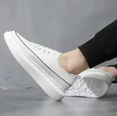 WHITE GLIDE EASE SHOES
